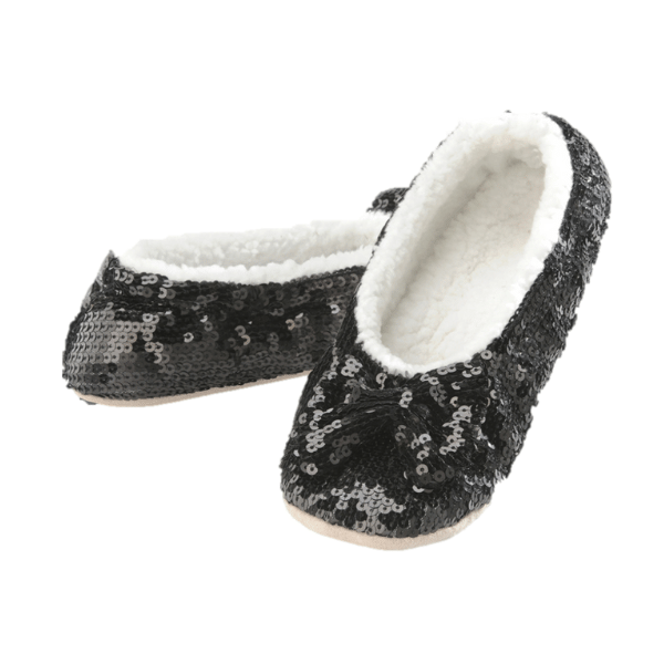 Snoozies ballerina bling slippers best sale